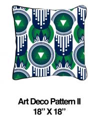 Art Deco Pattern Green